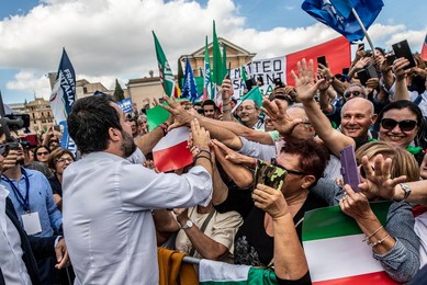 Right Rally 'Orgoglio Italiano', Rome, Italy - 19 Oct 2019