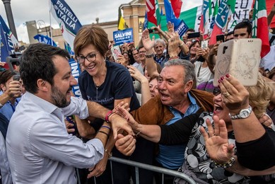 Right Rally 'Orgoglio Italiano', Rome, Italy - 19 Oct 2019