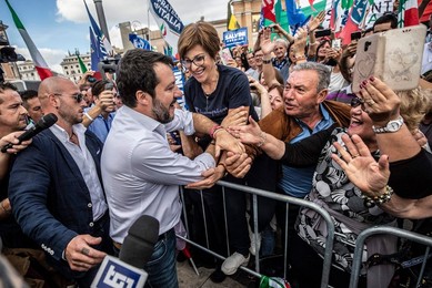 Right Rally 'Orgoglio Italiano', Rome, Italy - 19 Oct 2019