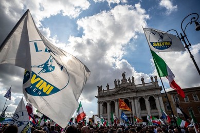 Right Rally 'Orgoglio Italiano', Rome, Italy - 19 Oct 2019