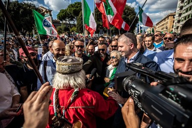 Right Rally 'Orgoglio Italiano', Rome, Italy - 19 Oct 2019