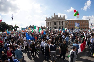 Right Rally 'Orgoglio Italiano', Rome, Italy - 19 Oct 2019