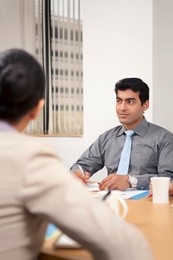 Business executive in a meeting