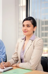 Female executive in a meeting