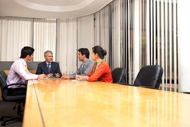 Executives in a meeting