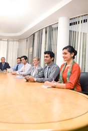 Business executives in a meeting