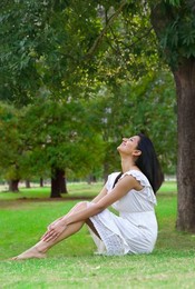 Young woman enjoying nature