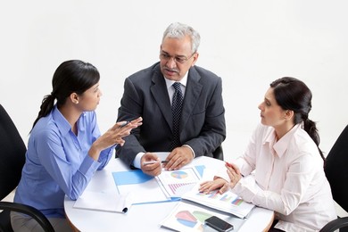 Business people have a meeting