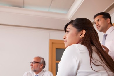 Business executives in a meeting