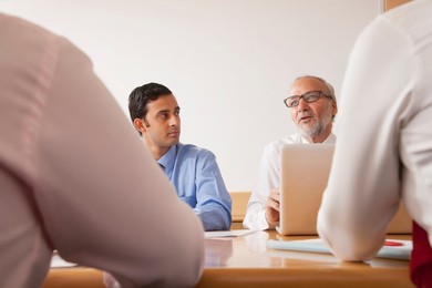 Business executives in a meeting