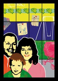 Portrait of happy family