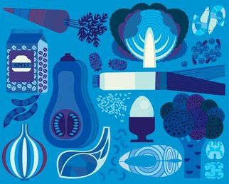 Montage of healthy food for balanced diet