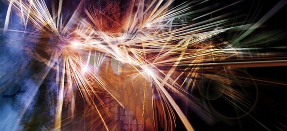 Abstract light beams