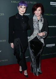 Kelly Osbourne and mother Sharon Osbourne arrive at the Los Angeles Special Screening Of Momentum Pictures' 'A Million Little Pieces' held at The London Hotel West Hollywood at Beverly Hills on December 4, 2019 in West Hollywood, Los Angeles, California, 
