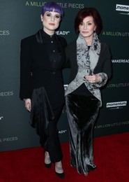 Kelly Osbourne and mother Sharon Osbourne arrive at the Los Angeles Special Screening Of Momentum Pictures' 'A Million Little Pieces' held at The London Hotel West Hollywood at Beverly Hills on December 4, 2019 in West Hollywood, Los Angeles, California, 