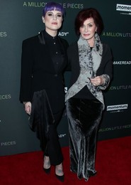 Kelly Osbourne and mother Sharon Osbourne arrive at the Los Angeles Special Screening Of Momentum Pictures' 'A Million Little Pieces' held at The London Hotel West Hollywood at Beverly Hills on December 4, 2019 in West Hollywood, Los Angeles, California, 