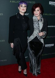 Kelly Osbourne and mother Sharon Osbourne arrive at the Los Angeles Special Screening Of Momentum Pictures' 'A Million Little Pieces' held at The London Hotel West Hollywood at Beverly Hills on December 4, 2019 in West Hollywood, Los Angeles, California, 