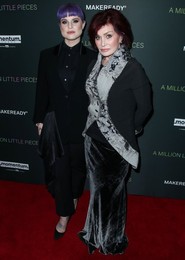 Kelly Osbourne and mother Sharon Osbourne arrive at the Los Angeles Special Screening Of Momentum Pictures' 'A Million Little Pieces' held at The London Hotel West Hollywood at Beverly Hills on December 4, 2019 in West Hollywood, Los Angeles, California, 