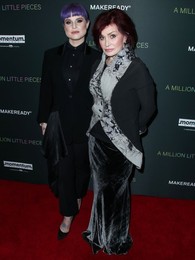 Kelly Osbourne and mother Sharon Osbourne arrive at the Los Angeles Special Screening Of Momentum Pictures' 'A Million Little Pieces' held at The London Hotel West Hollywood at Beverly Hills on December 4, 2019 in West Hollywood, Los Angeles, California, 