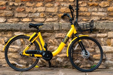 ofo is a Beijing-based bicycle sharing company