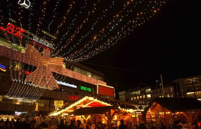Christmas market in Kurfurstendamm.