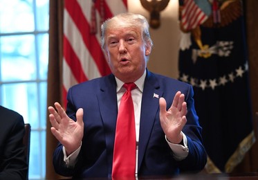 President Donald Trump Meets with Coronavirus Task Force at the White House