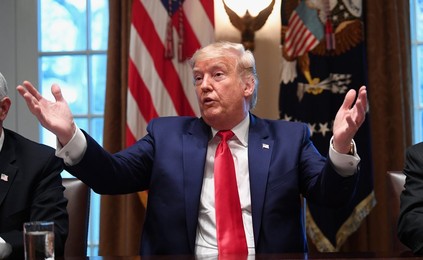 President Donald Trump Meets with Coronavirus Task Force at the White House
