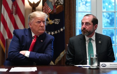 President Donald Trump Meets with Coronavirus Task Force at the White House
