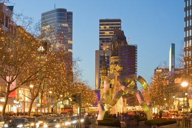 Berlin. Christmas market on the Tauentzien