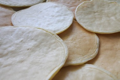 Pikelets food background