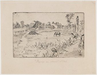 Landscape with Horses