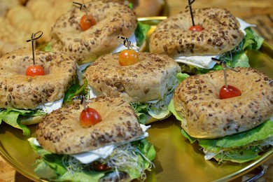 Bagel Sandwich with Ham