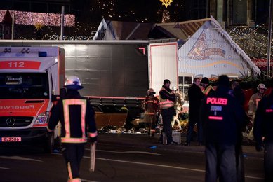 Terrorist attack on Christmas market