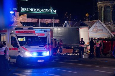Terrorist attack on Christmas market