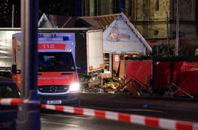 Terrorist attack on Christmas market