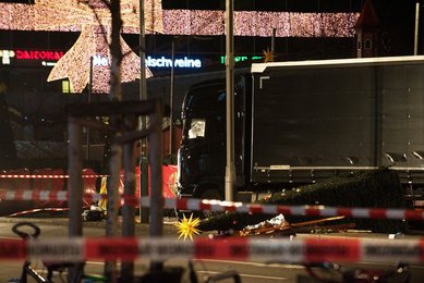 Terrorist attack on Christmas market