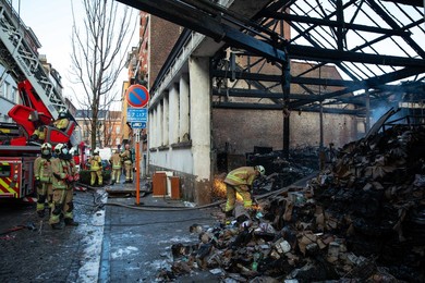 ANDERLECHT WAREHOUSE FIRE