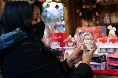 Italy, Arezzo, Christmas market