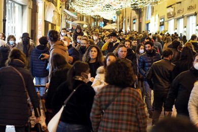Italy, Arezzo, Christmas market