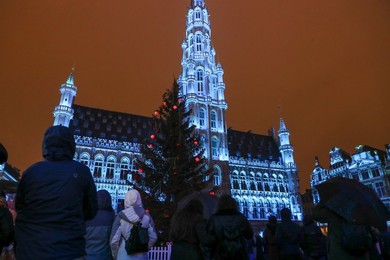 BRUSSELS CHRISTMAS MARKET ILLUSTRATIONS