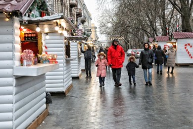 Christmas market in Odesa