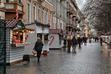 Christmas market in Odesa