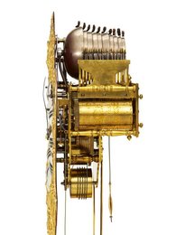 Magnificent wooden table clock