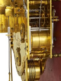 Magnificent wooden table clock