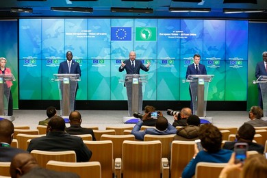 POLITICS EUROPEAN UNION AFRICAN UNION SUMMIT DAY 2