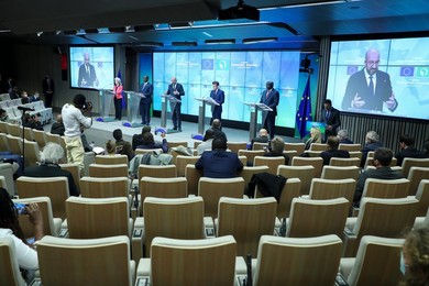 POLITICS EUROPEAN UNION AFRICAN UNION SUMMIT DAY 2