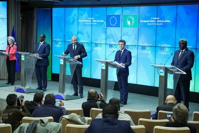 POLITICS EUROPEAN UNION AFRICAN UNION SUMMIT DAY 2