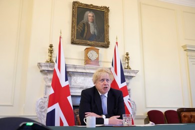 Prime Minister Boris Johnson holds call with JEF coalition