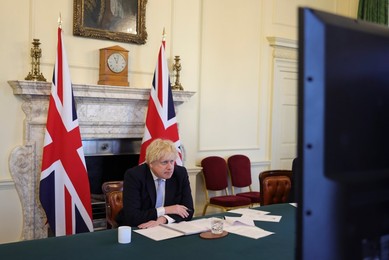 Prime Minister Boris Johnson holds call with JEF coalition