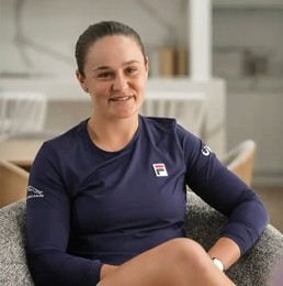 Ash Barty on social media